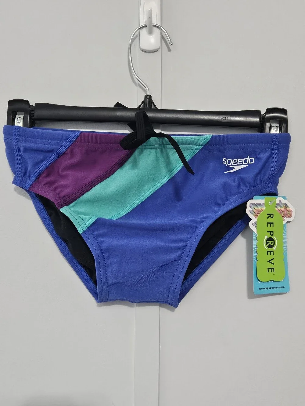 Speedo Eco Endurance Size 28 Boys Mens Swim Trunks with Elastic Drawstring Waist